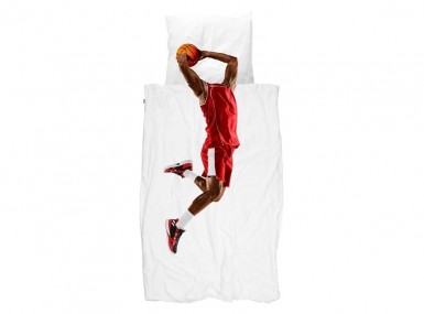 Vorschaubild snurk bettwaesche basketballspieler rot